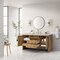 James Martin Vanities Hudson 60in Single Vanity, Light Natural Oak w/ 3 CM Eternal Jasmine Pearl Top 435-V60S-LNO-3EJP - alternate 4